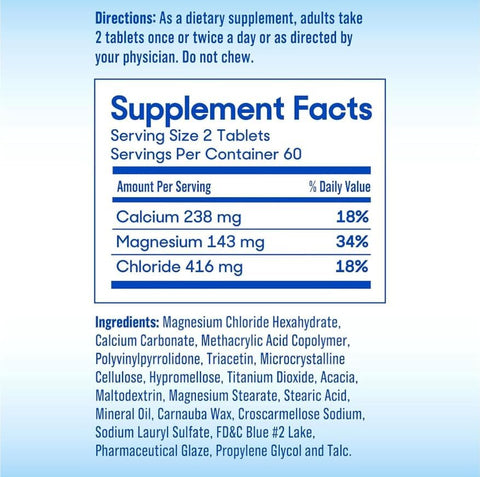 Slowmag Mg Muscle + Heart Supports Muscle Relaxation And Heart Health. Magnesium Chloride + Calcium SlowRelease Tablets Easy To Absorb And Gentle On The Stomach. 60 Count (Pack Of 2)