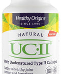 Healthy Origins - Natural UC II x 60 Vegetable Capsules | Joint Health Supplement | Type II Collagen | Gluten-Free | Soy-Free | Dairy-Free