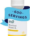Klaire Labs Sfi Health Micellized Vitamin D3 Liquid For Children Infants and Adults 400 Iu Vitamin D Per Drop Suitable For Kids Immune Support Mango Orange Flavor Drops (600 Servings / 1 Fl Oz)