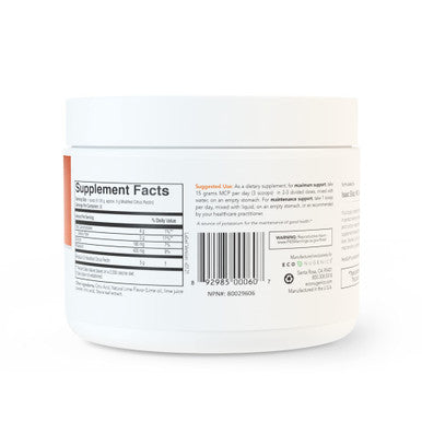 ecoNugenics PectaSol-C Modified Citrus Pectin Cellular Health and Immune System Supplement - Lime Infusion Powder - Maintain Healthy Galectin-3 Levels - Cardiovascular Support (183.75 Grams)