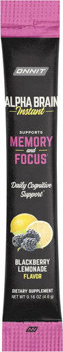 Onnit Alpha Brain Instant - BlackBerry Lemonade (30ct Box)