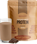 Upnourish Chocolate Vegan Protein Powder 54 Superfoods Powder,1.5 Billion Cfu Probiotics 21G Plant Based Protein,No Sugar No Dairy No Gmo Dairy ,Meal Replacement Shake, Low-Carb Diet,15 Servings