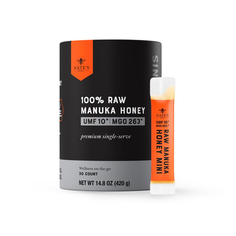 Nate's Manuka Honey - 13.2 oz Squeeze Bottle | Raw - New Zealand - MGO 512+ - UMF Certified 15+