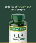 Nature'S Bounty Tonalin Pills And Dietary Supplement Diet And Body Support 1000 Mg 50 Rapid Release Softgels