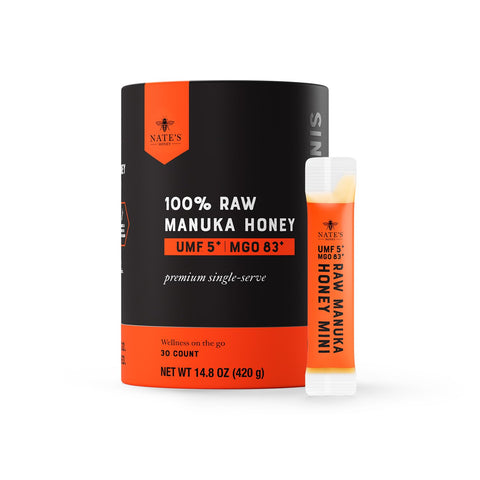 Nate's Manuka Honey - 13.2 oz Squeeze Bottle | Raw - New Zealand - MGO 512+ - UMF Certified 15+