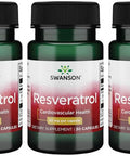 Swanson Resveratrol 50 50 Milligrams 30 Capsules (3 Pack)