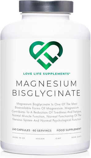 Love Life Supplements Magnesium Bisglycinate - 240 capsules