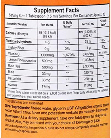 Dynamic Health Laboratories Inc Vitamin C 1000 8 Oz