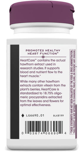 Nature's Way Heart Care (Hawthorn Extract) 160 mg per Serving, Dietary Supplement, 120 Tablets