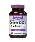 Bluebonnet Nutrition Milk Free Calcium 1,200 mg Plus Vitamin D3 400 IU High Potency Maximum Absorption Strong Healthy Bones and Immune Health Support Supplement Gluten Free Dairy Free 60 Softgels