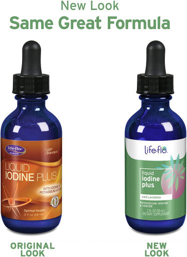Life-flo Iodine Plus Drops | 150 mcg Iodine Per Serving | Healthy Thyroid, Energy & Metabolism Support | Formulated for High Absorption | 2 fl oz