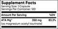 Enzymedica, Magnesium Mind With Ata Mg, Support Sleep And Healthy Cognition, 120 Capsules
