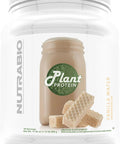 Nutrabio Plant Protein Complete Amino Acid Profile 20G of Protein per Scoop Gluten and Dairy Zero Fillers Naturally Sweetened Non-GMO USA Made Protein Powder (Vanilla Wafer)