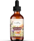 Earthley Wellness Liver Love Herbal Liver Health and Detox Support Natural Liver Function Support All Natural Organic Ingredients Like Turmeric Root Dandelion Root