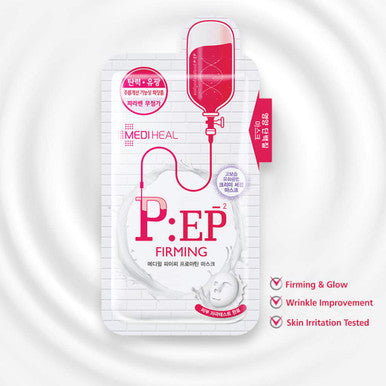 Mediheal P: EP Proatin Sheet Mask, Pack of 10 - Anti-Wrinkle and Firming Face Mask with Amino Acids and Peptides, High Moisture Creamy Essence and Face Lifting