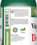 VORST Vitamin D3 1000IU + Vitamin K2 120mcg 120 Vegan Capsules | Super Supplement for Healthy Bones & Teeth | 1 Bottle