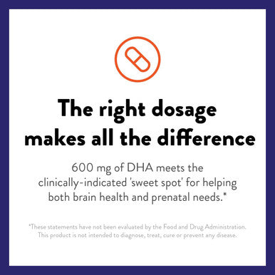 OmegaVia DHA 600 mg UltraPure DHA Supplements Omega3 for Brain Eyes Prenatal DHA Omega 3 Nutrient for Prenatal Pregnant and Nursing Women Burpless IFOS Tested for Mercury 120 Capsules
