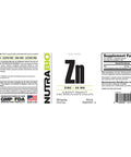 Nutrabio Zinc Chelate Mineral Supplement - For Proper Growth Development And Immune Health - 30Mg Of Zinc Per Vegetarian Capsules 120 Servings