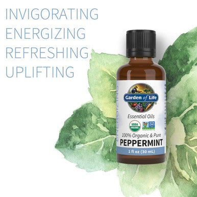 Garden of Life Essential Oil Peppermint 0.5 Fl Oz (15 Ml)