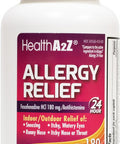 HealthA2Z Fexofenadine HCl 180mg 24-Hour Allergy Relief