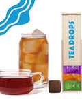 Tea Drops Set | Organic Dissolvable Loose Leaf Tea | Chai Spice Chocolate Earl Grey Citrus Ginger Rose Matcha Peppermint Ube Vanilla Bean Thai | 9 Sampler Assortment - 1 Per Flavor