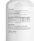 Hey Nutrition Vitamin D3 & K2 MK-7-100ug Each with MCT Oil - Suitable for Vegetarians - Support Healthy Bones Teeth Muscles Immune Function and Fatigue - Non-GMO 60 Vegetarian Capsules