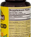Swanson Nature's Blend Folic Acid 1000 mcg 100 Tablets