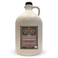Crown Maple Certified Organic Dark Color Robust Taste Maple Syrup, Pure, Gluten Free, No Preservatives, Non-GMO pairs well with Pancakes, Coffee, Cocktails & Brunch, 12.7 Fl Oz (Pack of 1)