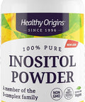 Healthy Origins, Inositol Powder, 600mg, 227g Vegan Powder, Lab Tested, Vitamin B8, Gluten , Soy , Vegetarian