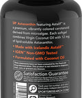 Triple Strength Astaxanthin 12mg with Organic Coconut Oil NonGMO Soy Gluten 60 Mini Softgels 2 Month Supply