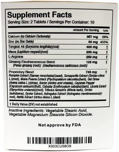 Ride The High Natural Energy Supplement 1Pack 10 Capsules