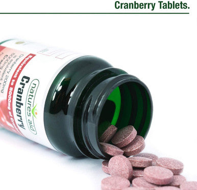 Natures Aid Cranberry Tablets 200Mg Pack Of 90