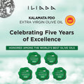 Iliada Kalamata PDO Extra Virgin Olive Oil, 3Lt | Multi-Awarded | Single Region 100% Greek | Monovarietal Koroneiki | Cold Press | Polyphenol Rich | Chef's Favorite