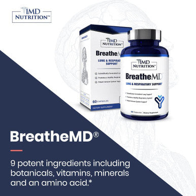 1MD Nutrition BreatheMD Lung and Respiratory with Elderberry 60 Ct.