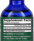 Eidon Ionic Minerals Ionic Selenium Liquid Concentrate Ionic Selenium Drops Helps Support Normal Liver Function a Healthy Immune System AllNatural Vegan Liquid Selenium Drops 2 oz Bottle