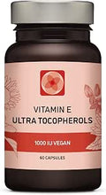 Vitamin E 1000 IU Ultra Tocopherol 450mg Vitamin E Vegan All 4 Tocopherols Alpha Tocopherol + Beta Tocopherol + Gamma Tocopherol + Delta Tocopherol Unique d Alpha (180)