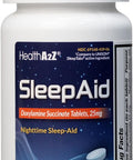 HealthA2Z Nighttime Sleep Aid Doxylamine Succinate 25mg 40 Counts