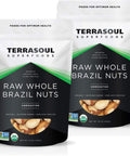 Terrasoul Superfoods Organic Brazil Nuts, 1 Lb - Raw | Unsalted | Rich in Selenium