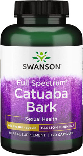 Swanson Catuaba Bark 465 Milligrams 120 Capsules