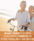 Garden of Life Organics Extra Strength Turmeric Inflammatory Response 120 Tablets-100Mg Curcumin (95% Curcuminoids) Black Pepper Probiotics Organic Non-Gmo Vegan Gluten Free Herbal Supplement