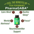 Pharma Gaba Vegan Capsules. Ultra High Purity All Natural Patented Gaba Supplement. Non-Drowsy Support For Calm Mind, Mental