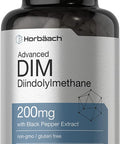 DIM Supplement 200mg | Advanced Diindolylmethane | 200 Veggie Capsules | Vegetarian, Non-GMO, Gluten Free | by Horbaach