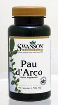 Swanson PAU d'Arco 500 Milligrams 100 Capsules