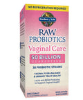 Garden of Life RAW Probiotics Vaginal Care Shelf Stable - 50 Billion CFU Guaranteed through Expiration, Acidophilus - Once Daily - Certified Gluten Free - No Refrigeration - 30 Vegetarian Capsules