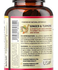Metabolism and Natural Energy Supplements for Fatigue Stress Relief Energy Booster Better Mood Energy Pills for Women Men Ginger Turmeric Rhodiola Rosea More Herbs Vitamins 60 Capsules