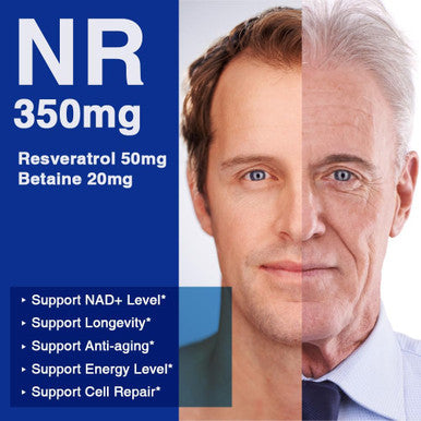 LOVITA NAD+ Supplement NR 840 mg 100 Enteric-Coated Vegan Capsules | Nicotinamide Riboside With Trans-Resveratrol Betaine for Cellular Energy & Healthy Aging Support
