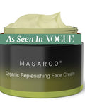 Masaroo Organic Face Cream & Face Moisturiser: Natural Moisturiser Face Women & Men - Face Cream Women for Day & Night - Anti Aging Cream with Vitamin C E & Natural Collagen 100g