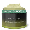 Masaroo Organic Face Cream & Face Moisturiser: Natural Moisturiser Face Women & Men - Face Cream Women for Day & Night - Anti Aging Cream with Vitamin C E & Natural Collagen 100g