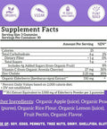 Llama Naturals Elderberry Gummies for Adults Vegan Organic Immune Support Supplement with Vitamin C and Zinc Real Fruit Gummy Vitamins for Immunity Chewable No Added Sugar Cane 90 Ct