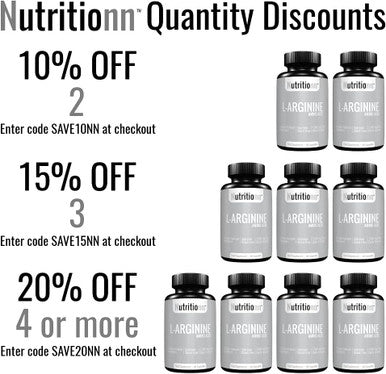 L-Arginine by Nutritionn - Premium Amino Acid Supplement - 60 Capsules